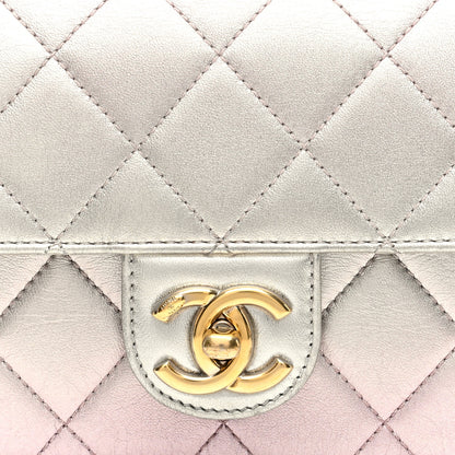 Chanel Metallic Lambskin Like A Wallet Flap Golden Pink 9 of 11