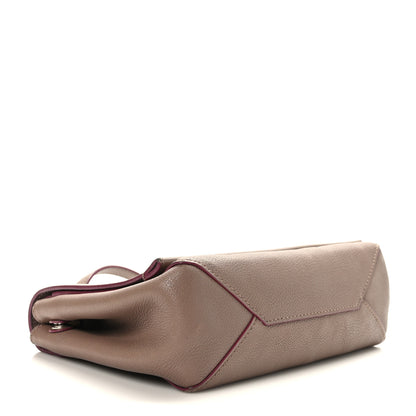 Louis Vuitton Soft Calfskin Lockme II Top Handle Taupe Glace 4 of 9
