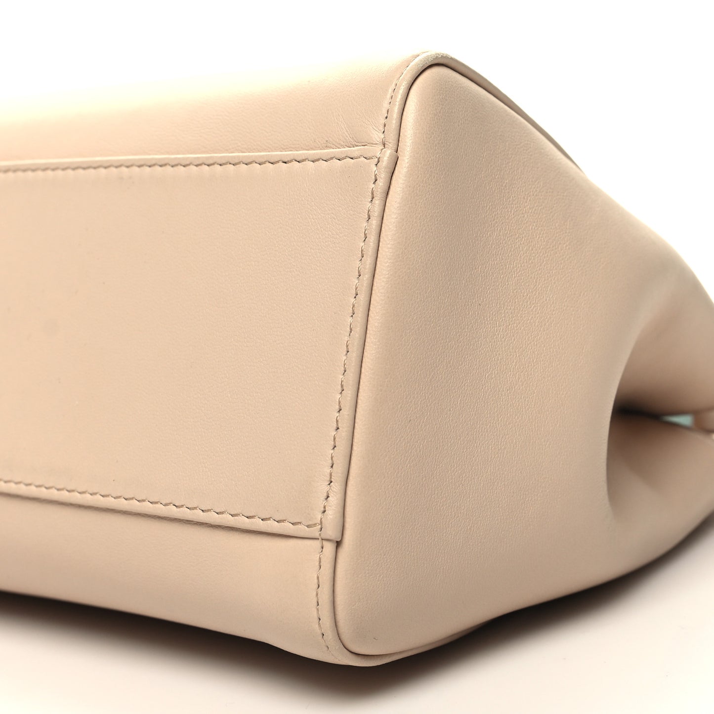 Nappa Stacked Bar Mini Peekaboo Iconic Satchel Rosa Plaster