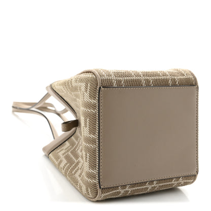 Fendi Fabric Jacquard Vitello Grace FF 1974 Mini Fendi Origami Dove White Dove 4 of 11