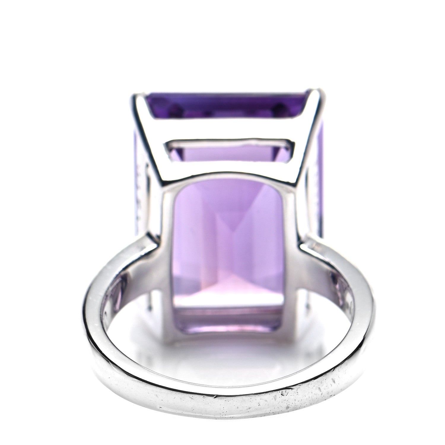 Tiffany Sterling Silver Amethyst Sparklers Cocktail Ring 47 4 3 of 6