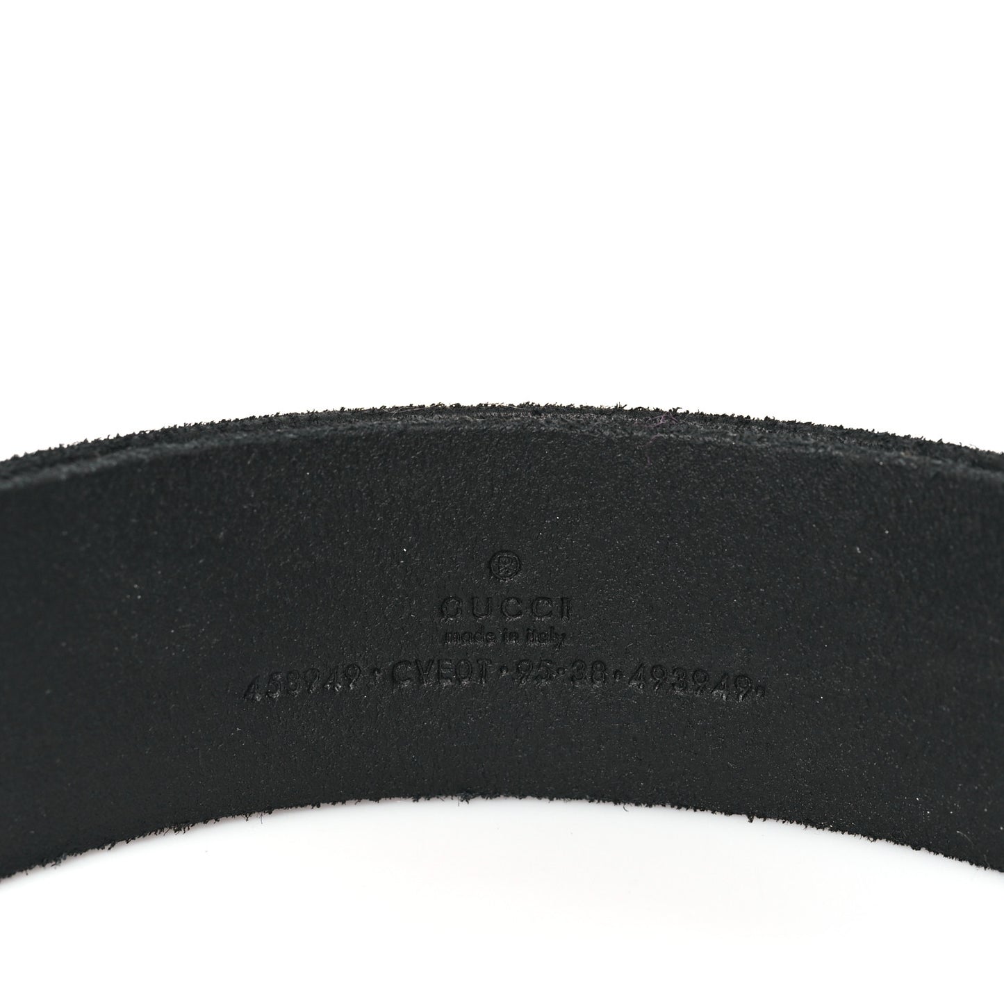 Faded Calfskin Snake Double G 40mm Belt 95 38 Black