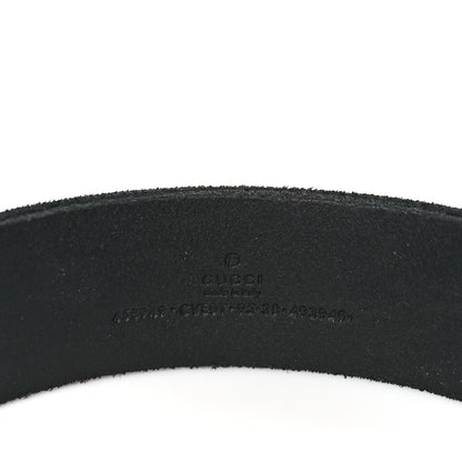 Gucci Faded Calfskin Snake Double G 40mm Belt 95 38 Black 3 of 5