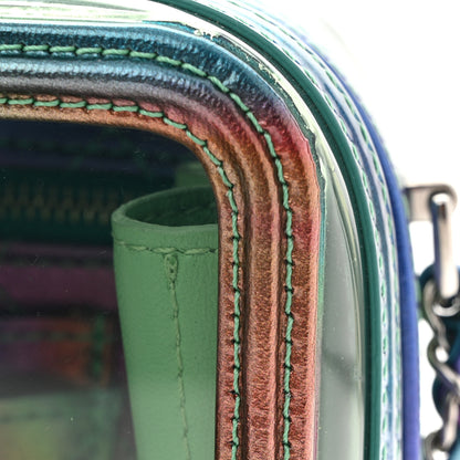 Chanel PVC Lambskin Filigree Small CC Filigree Vanity Case Green Multicolor 11 of 11