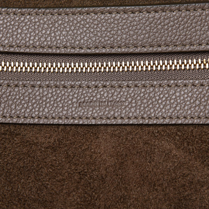 Celine Soft Grained Calfskin Small Belt Cabas Phantom Taupe 7 of 12