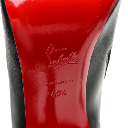 Christian Louboutin Calfskin So Kate Booty 100 Ankle Boots 40.5 Black 6 of 7