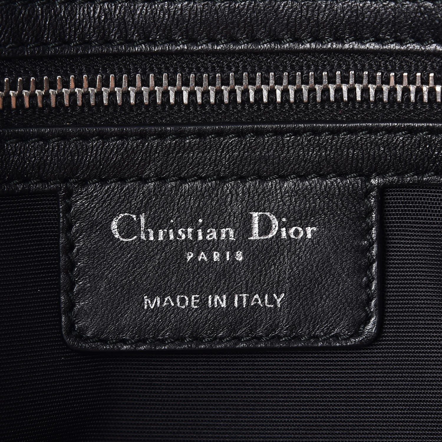 Christian Dior Lambskin Cannage Large Dior Soft Shopping Tote Black 6 of 8