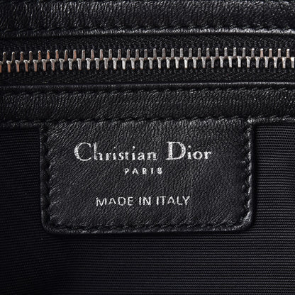 Christian Dior Lambskin Cannage Large Dior Soft Shopping Tote Black 6 of 8
