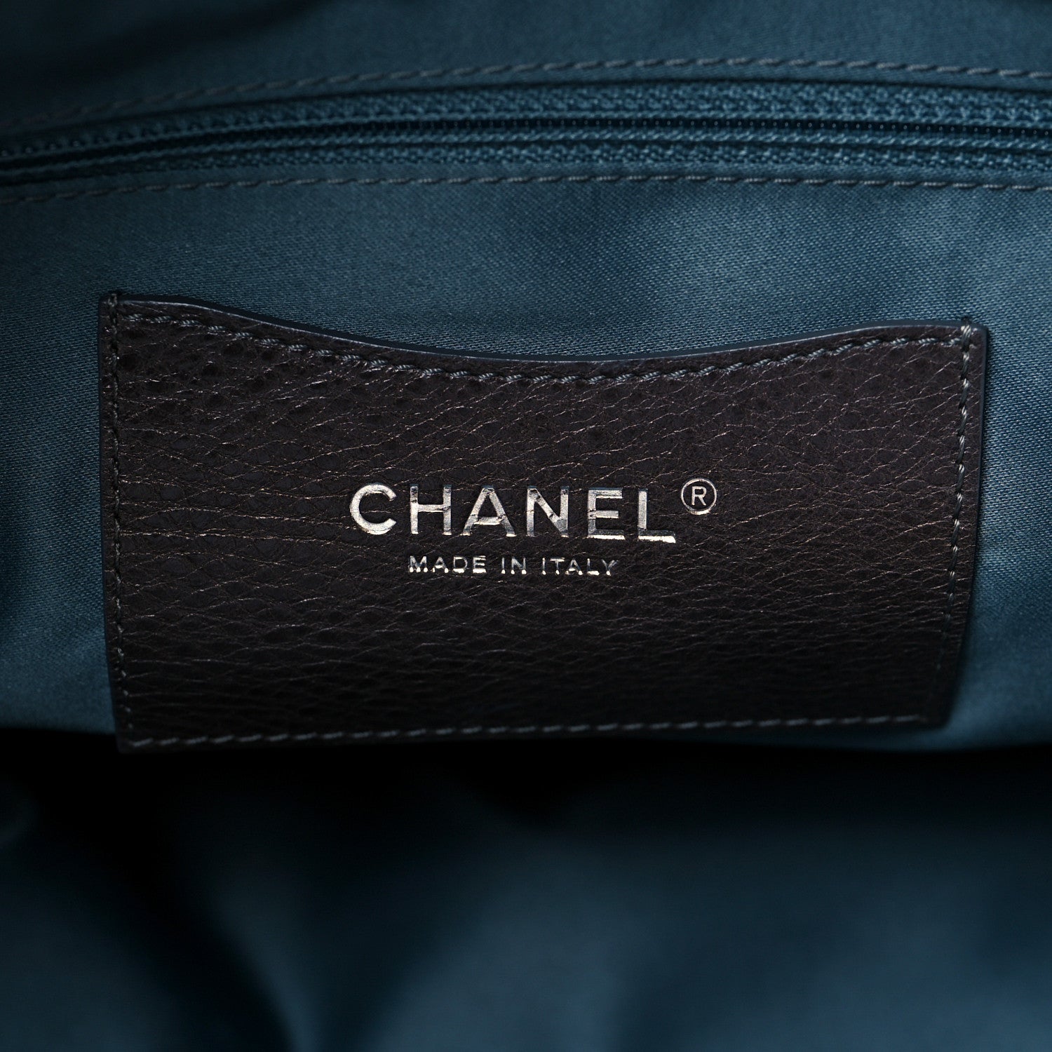 Chanel Glazed Calfskin Large On The Road Tote Grey 6 of 10