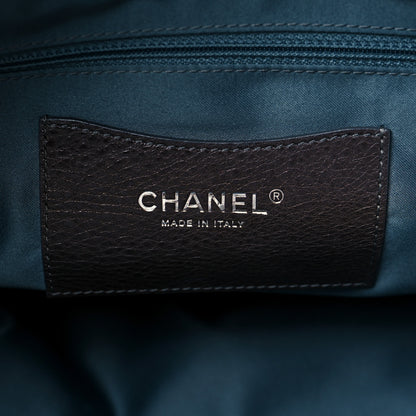Chanel Glazed Calfskin Large On The Road Tote Grey 6 of 10