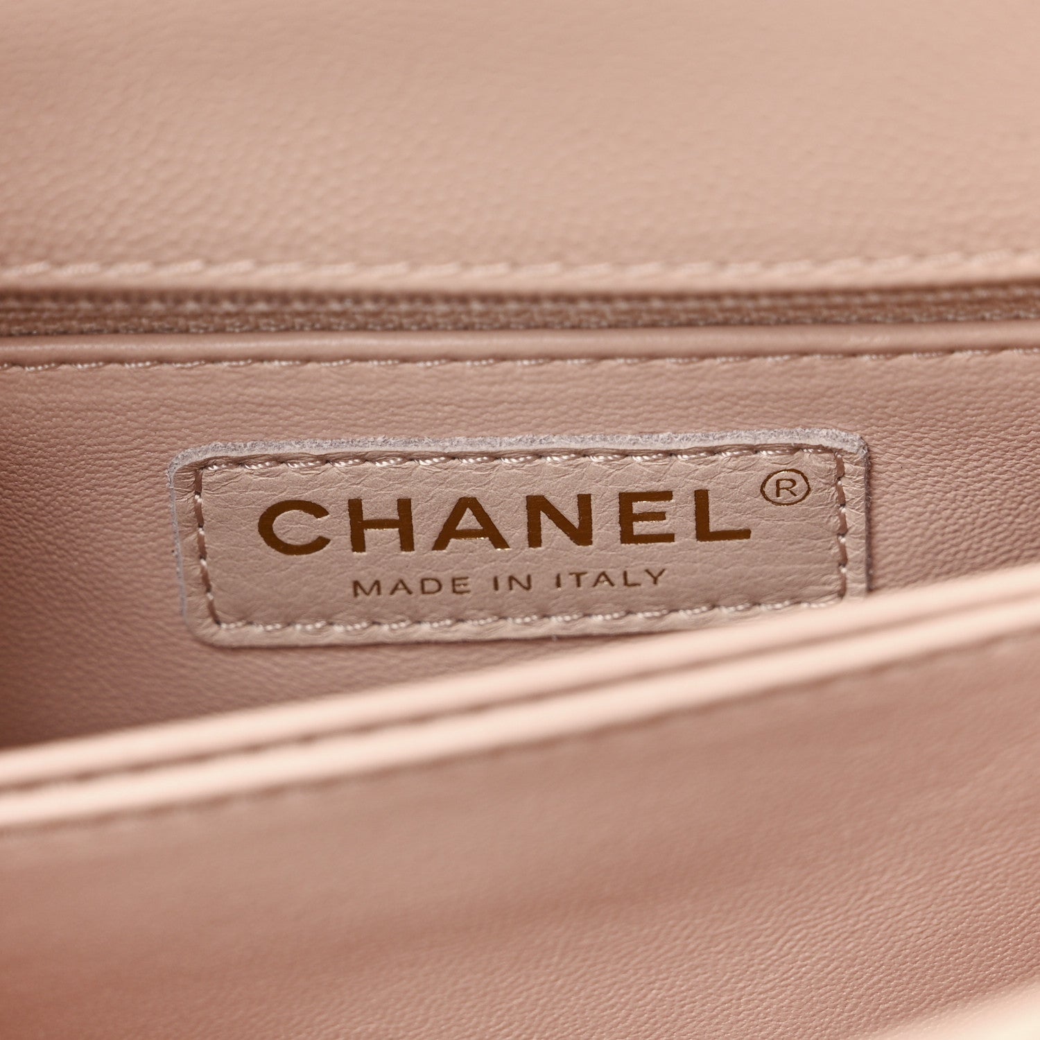 Chanel Caviar Quilted Mini Coco Handle Flap Beige 6 of 10