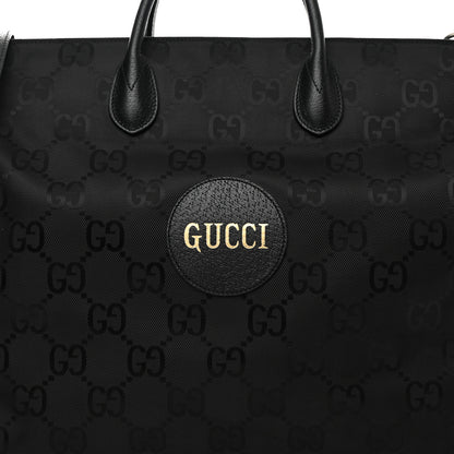 Gucci Econyl Nylon Monogram Large Off The Grid Tote Bag Black 8 of 12