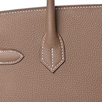 Hermes Togo Birkin 30 Etoupe 30 of 37