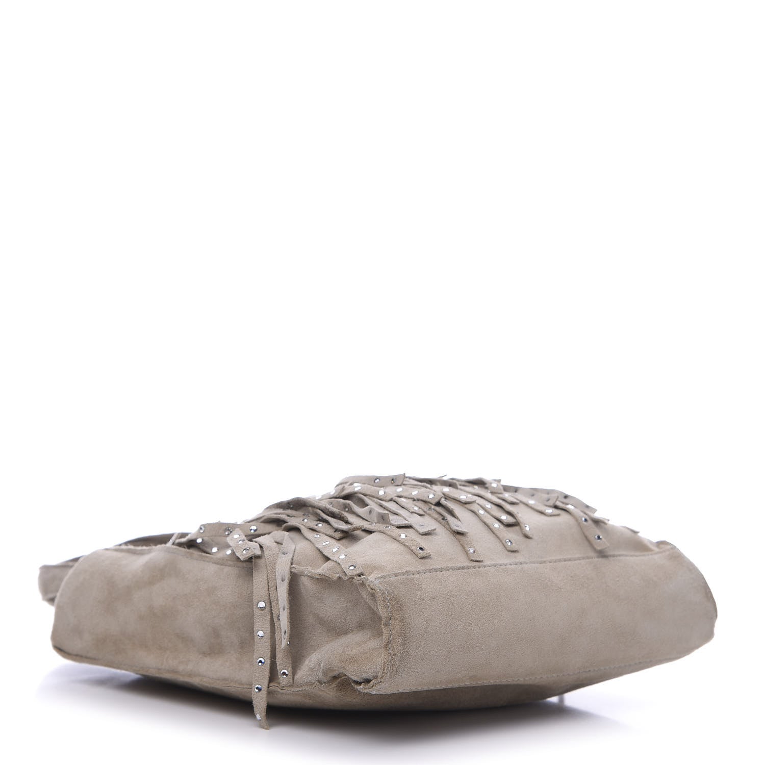 Chanel Suede Mini Fringe Tote Beige 4 of 13