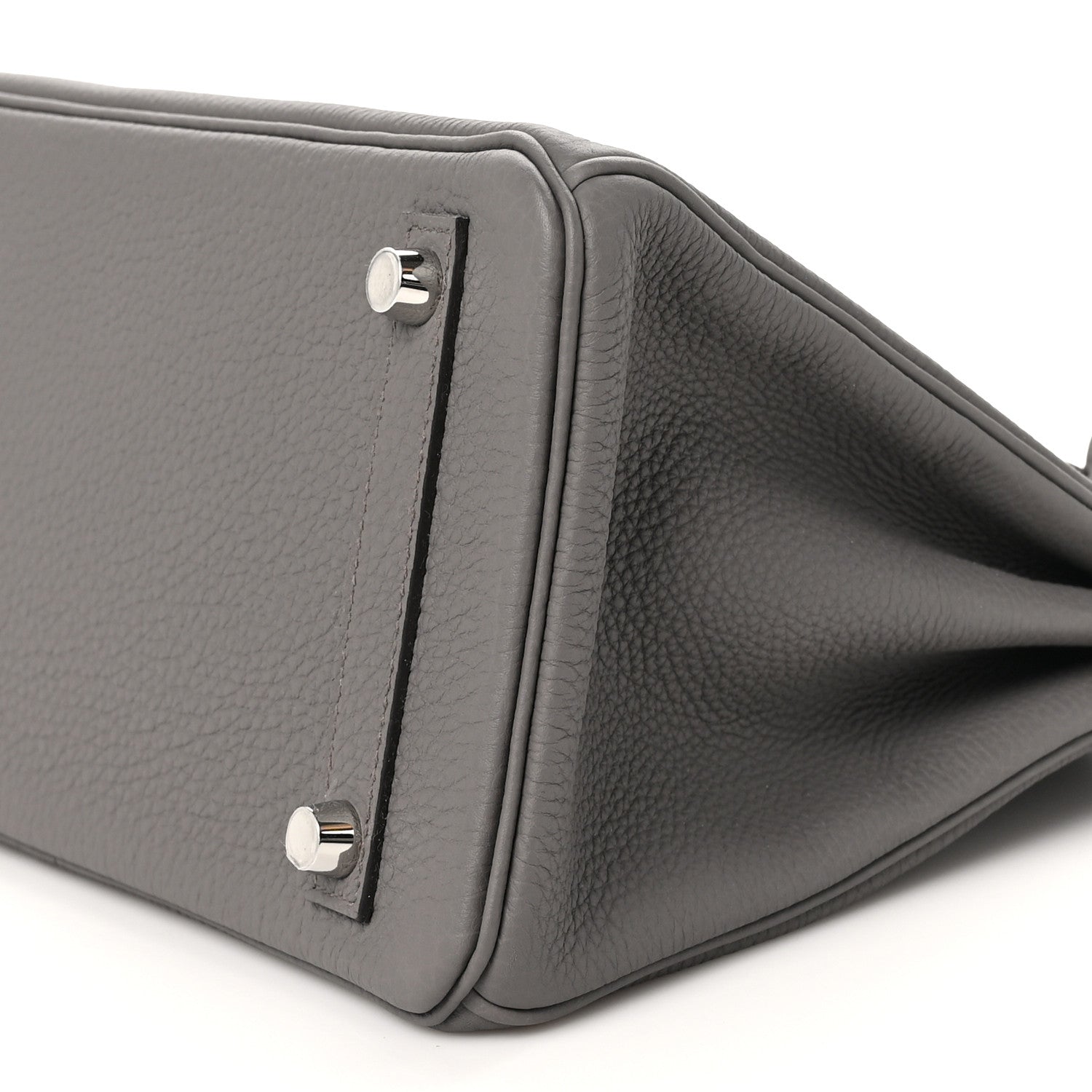 Hermes Togo Birkin 25 Etain 10 of 11