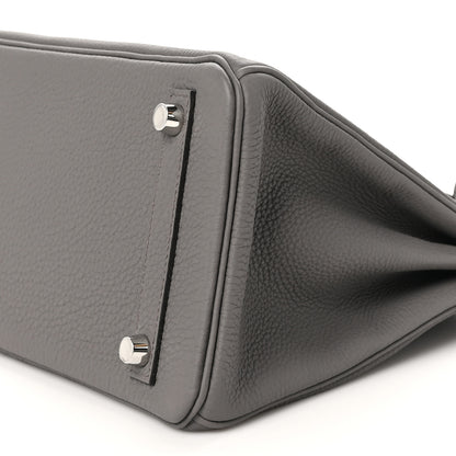 Hermes Togo Birkin 25 Etain 10 of 11