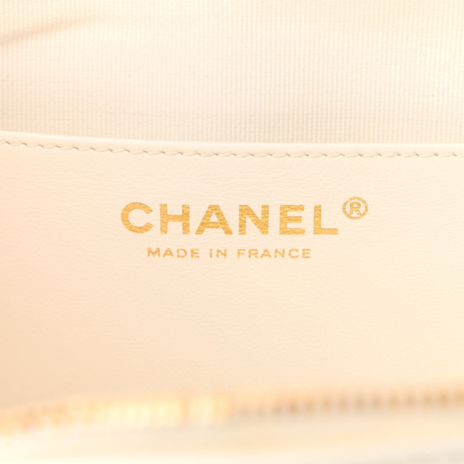 Chanel Lambskin Quilted CC In Love Heart Bag White 6 of 14