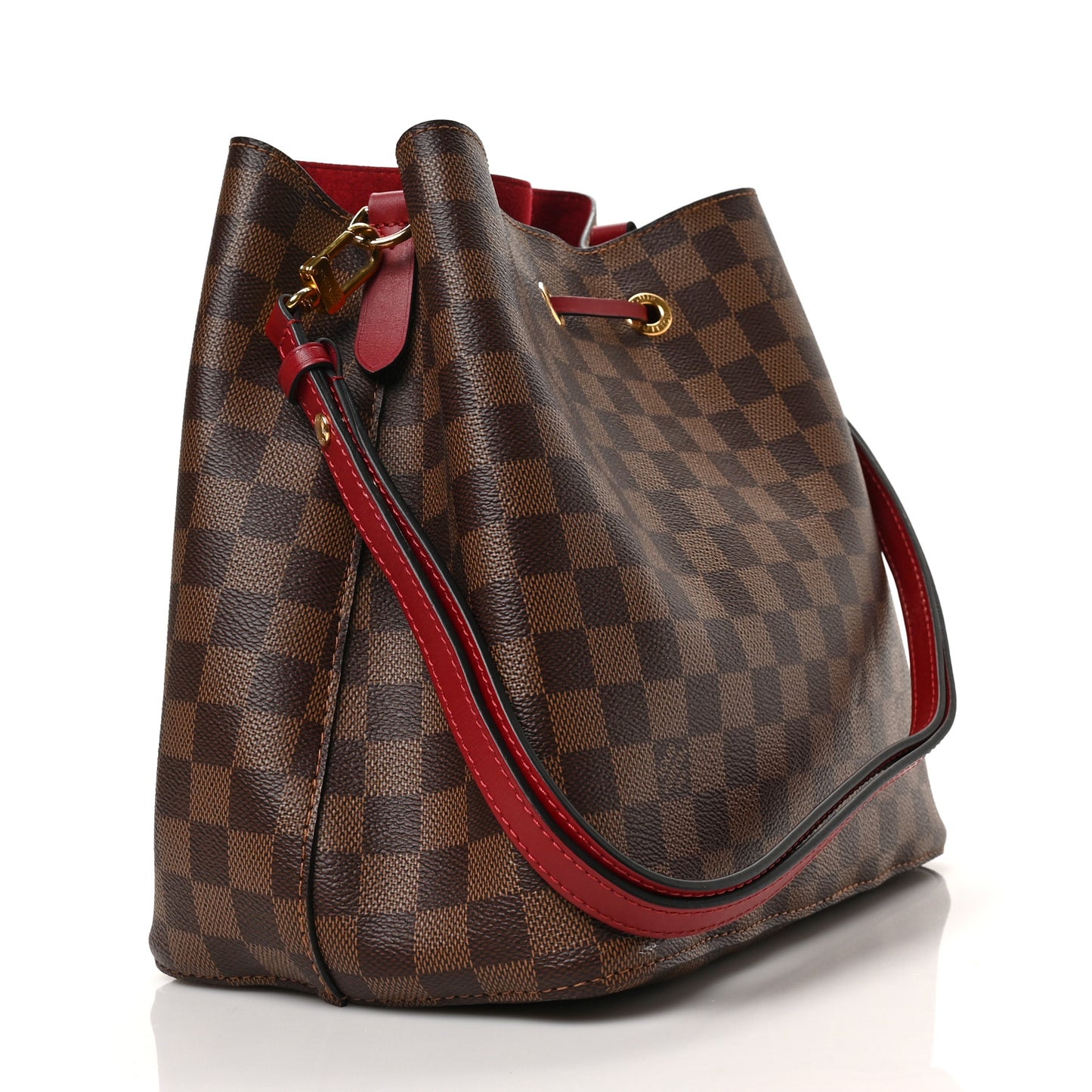 Damier Ebene Neonoe MM Cherry Berry