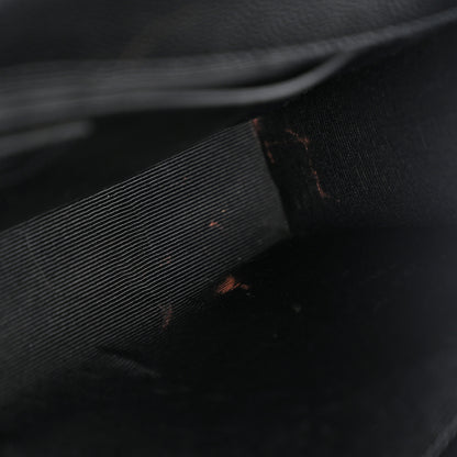 Saint Laurent Grain De Poudre Monogram Cassandre Clutch Black 8 of 13