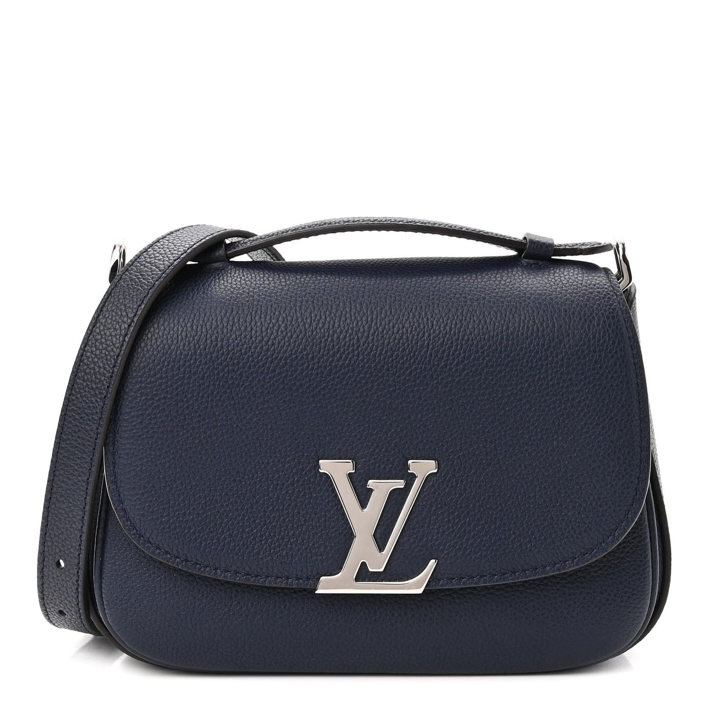 Grained Calfskin Vivienne NM Blue Marine