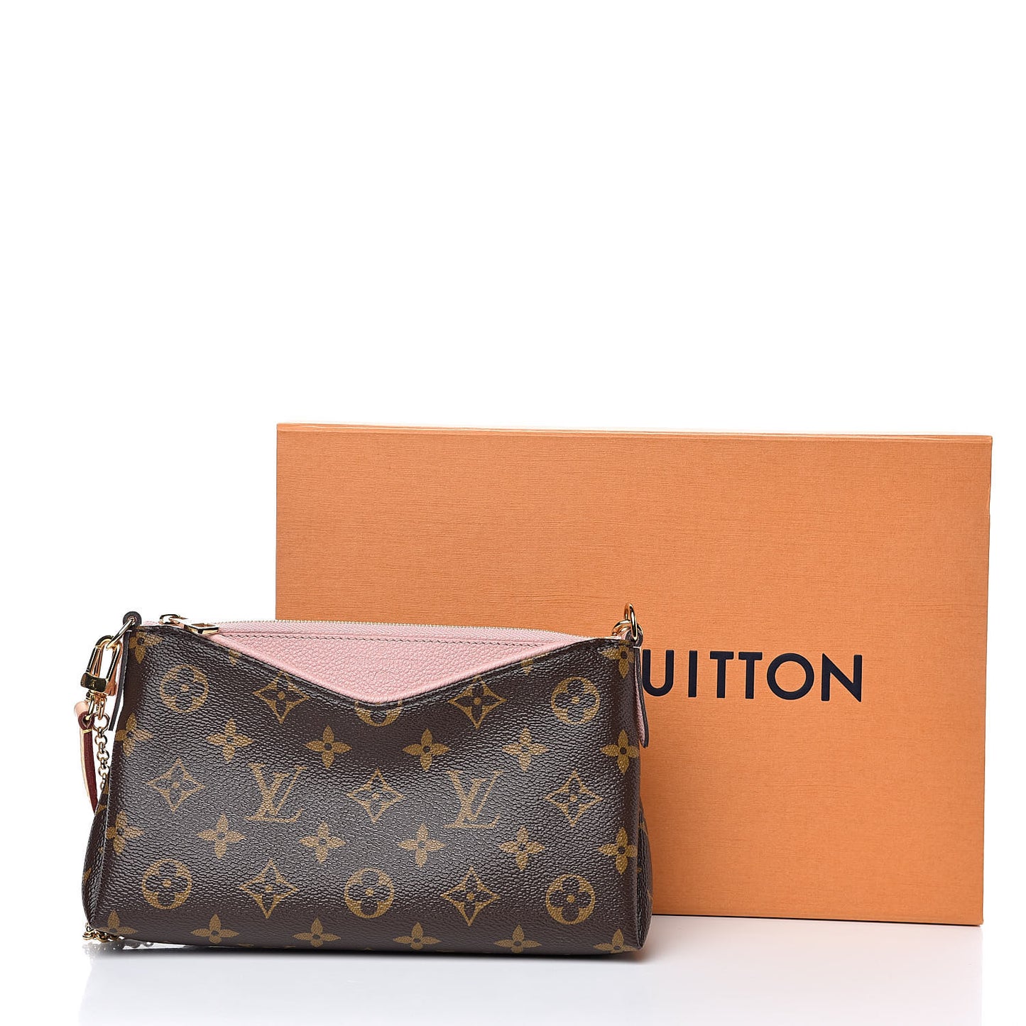Monogram Pallas Clutch Rose Poudre