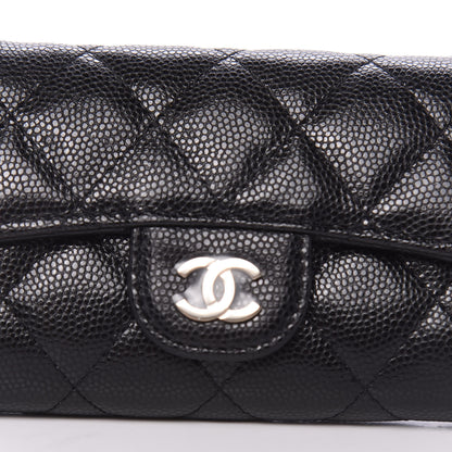 Chanel Caviar Quilted Classic 4 Key Holder Wallet Black 11 of 11