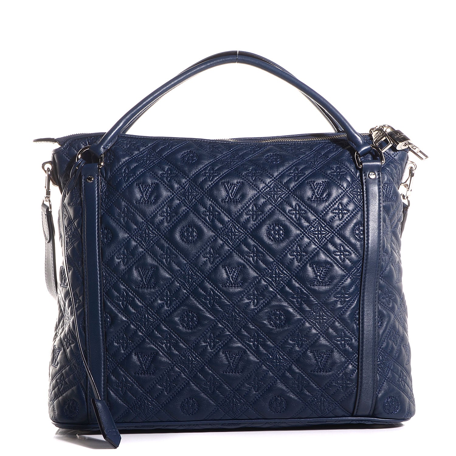 Louis Vuitton Lambskin Monogram Antheia Ixia MM Indigo 1 of 8