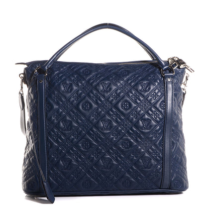 Louis Vuitton Lambskin Monogram Antheia Ixia MM Indigo 1 of 8