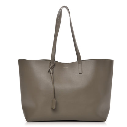 Saint Laurent Calfskin Large Shopping Tote Kaki Militaire 1 of 10