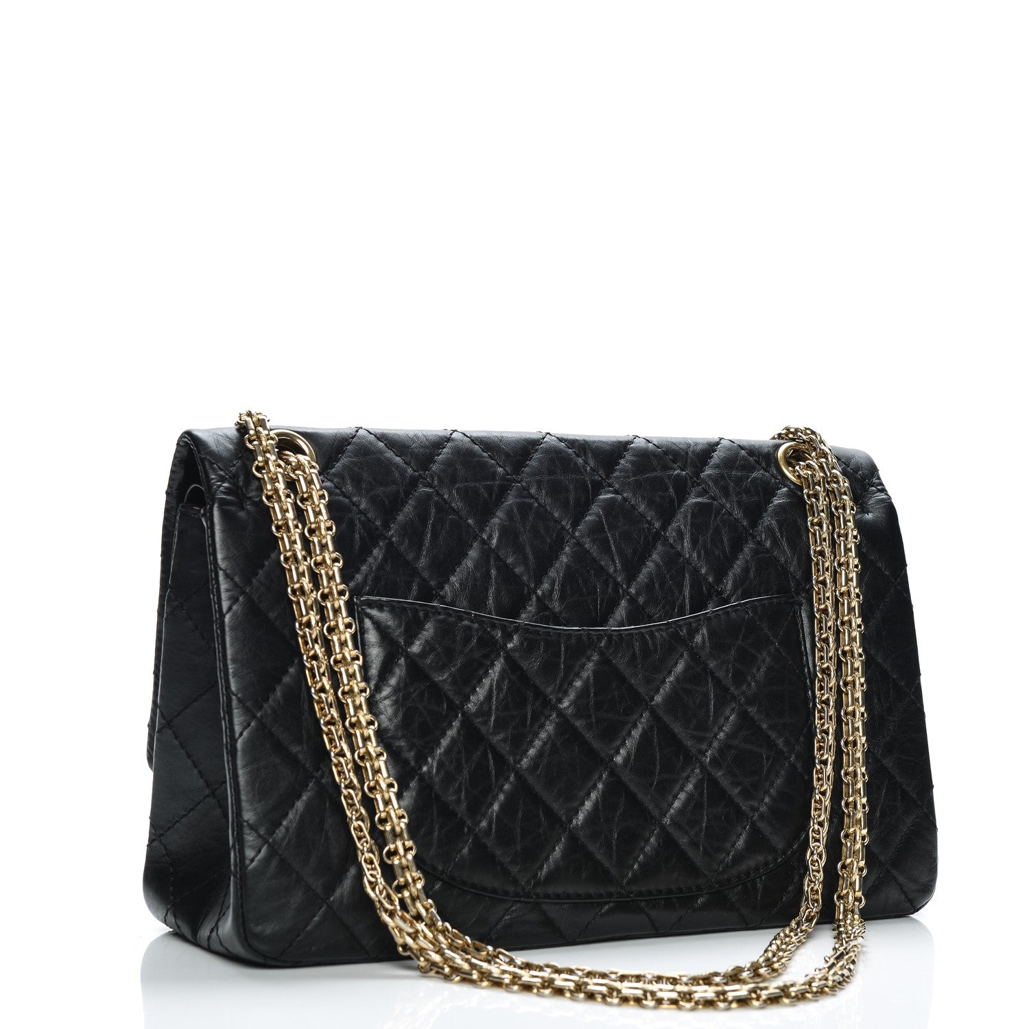 Chanel Aged Calfskin Quilted 2.55 Reissue 226 Flap Black 3 of 7