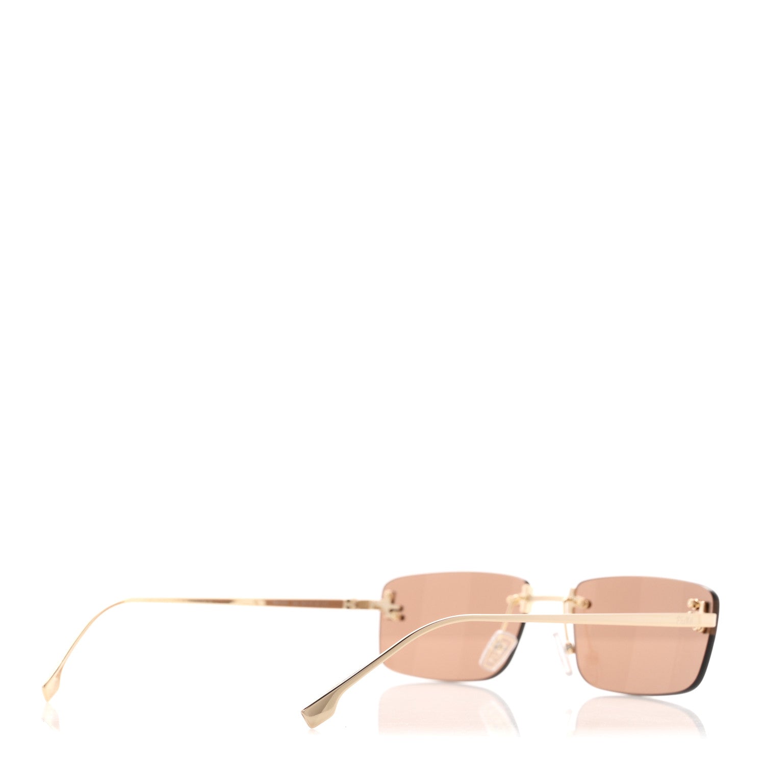 Fendi Metal Fendi First Sunglasses FE4172US  Gold Brown 4 of 8