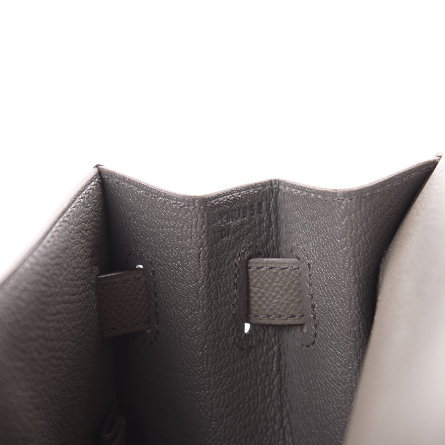 Hermes Epsom Kelly Sellier 32 Etain 9 of 11