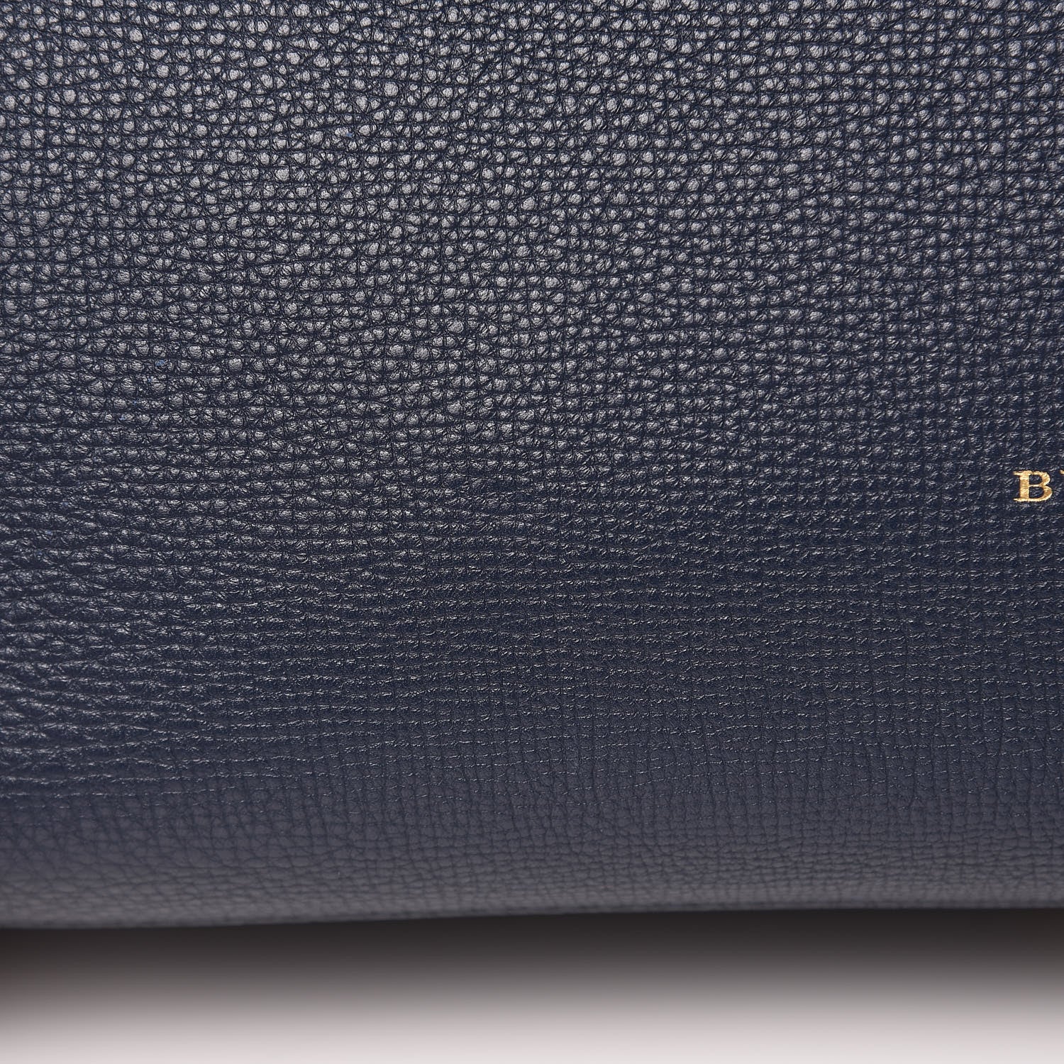 Burberry Grainy Calfskin House Check Large Banner Tote Ink Blue 11 of 12