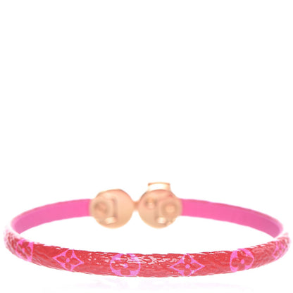Louis Vuitton Monogram Mini Historic Bracelet 17 Fuchsia 3 of 5