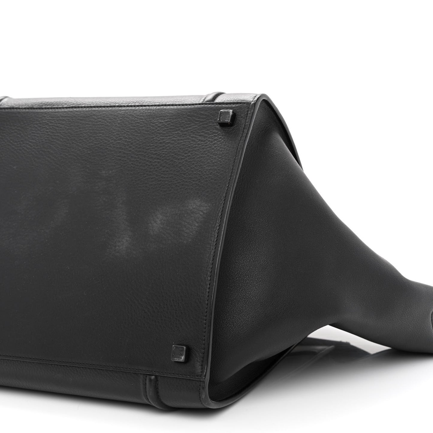 Supple Calfskin Medium Phantom Luggage Black