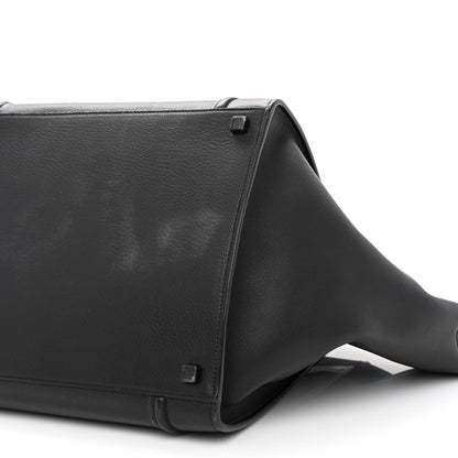 Celine Supple Calfskin Medium Phantom Luggage Black 10 of 10