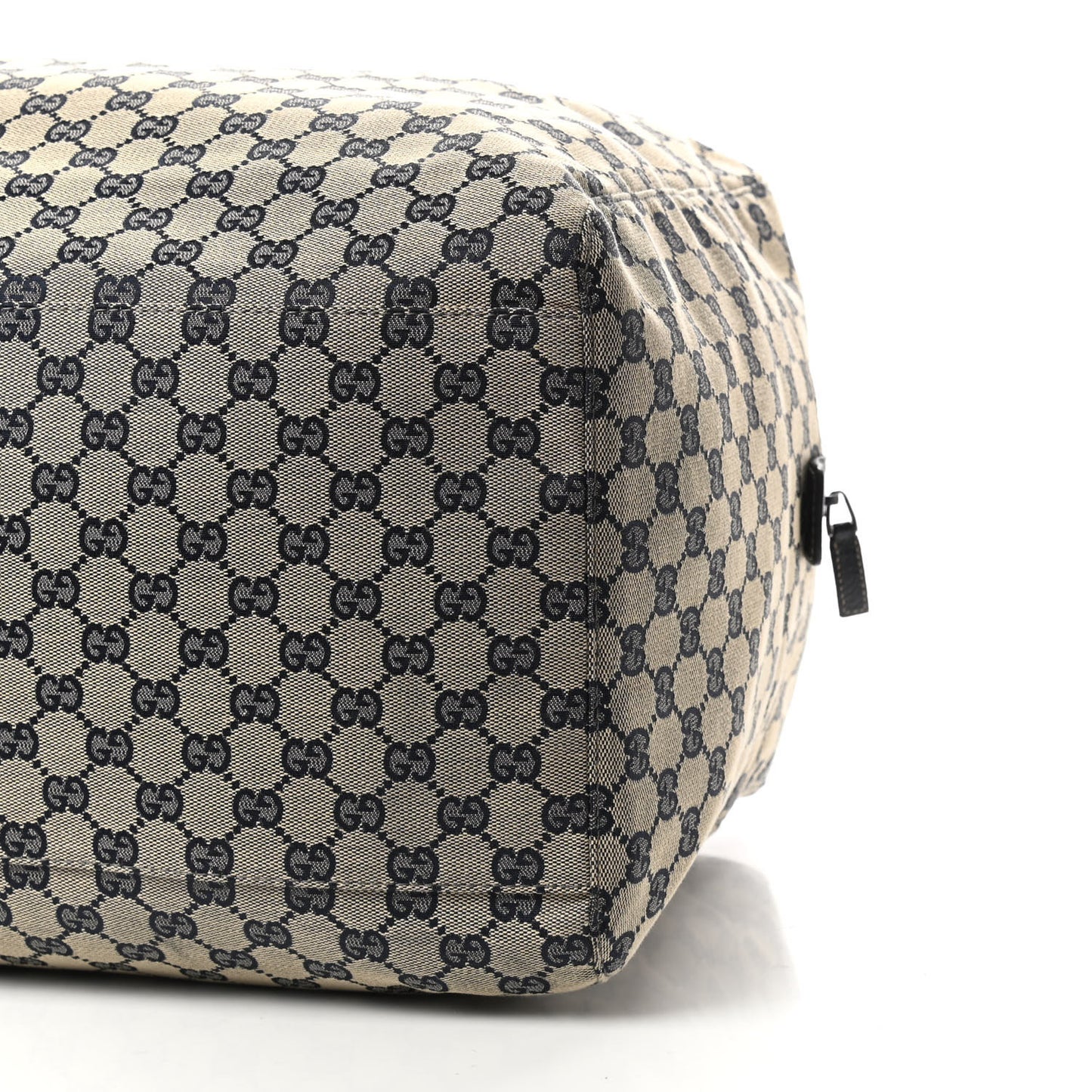 GG Monogram Web Large Collapsible Carry On Duffle Navy