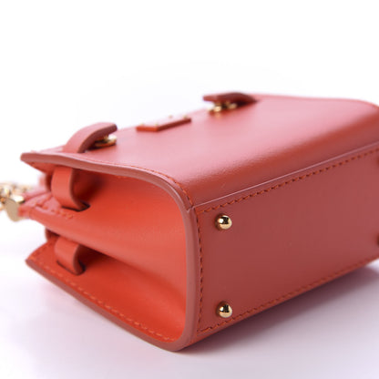 Dolce & Gabbana Calfskin Micro Miss Sicily 62 Satchel Orange 7 of 10