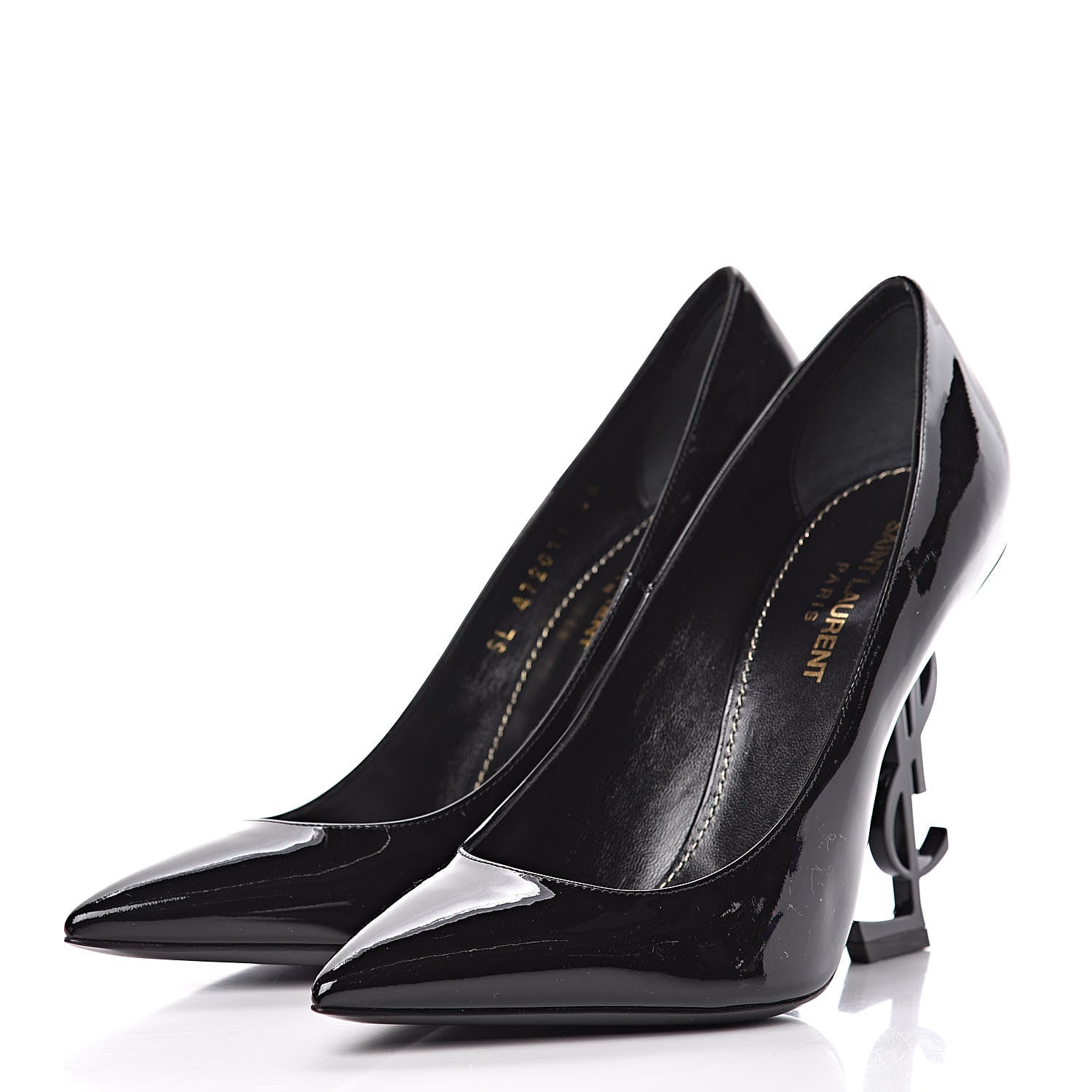 Saint Laurent Patent Opyum 110 Pumps 38 Black 3 of 8