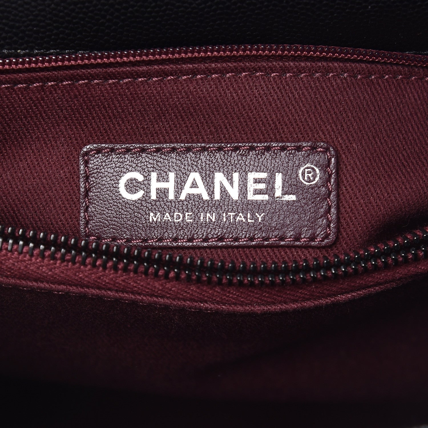 Chanel Caviar Chevron Quilted Small Coco Handle Flap So Black 5 of 13