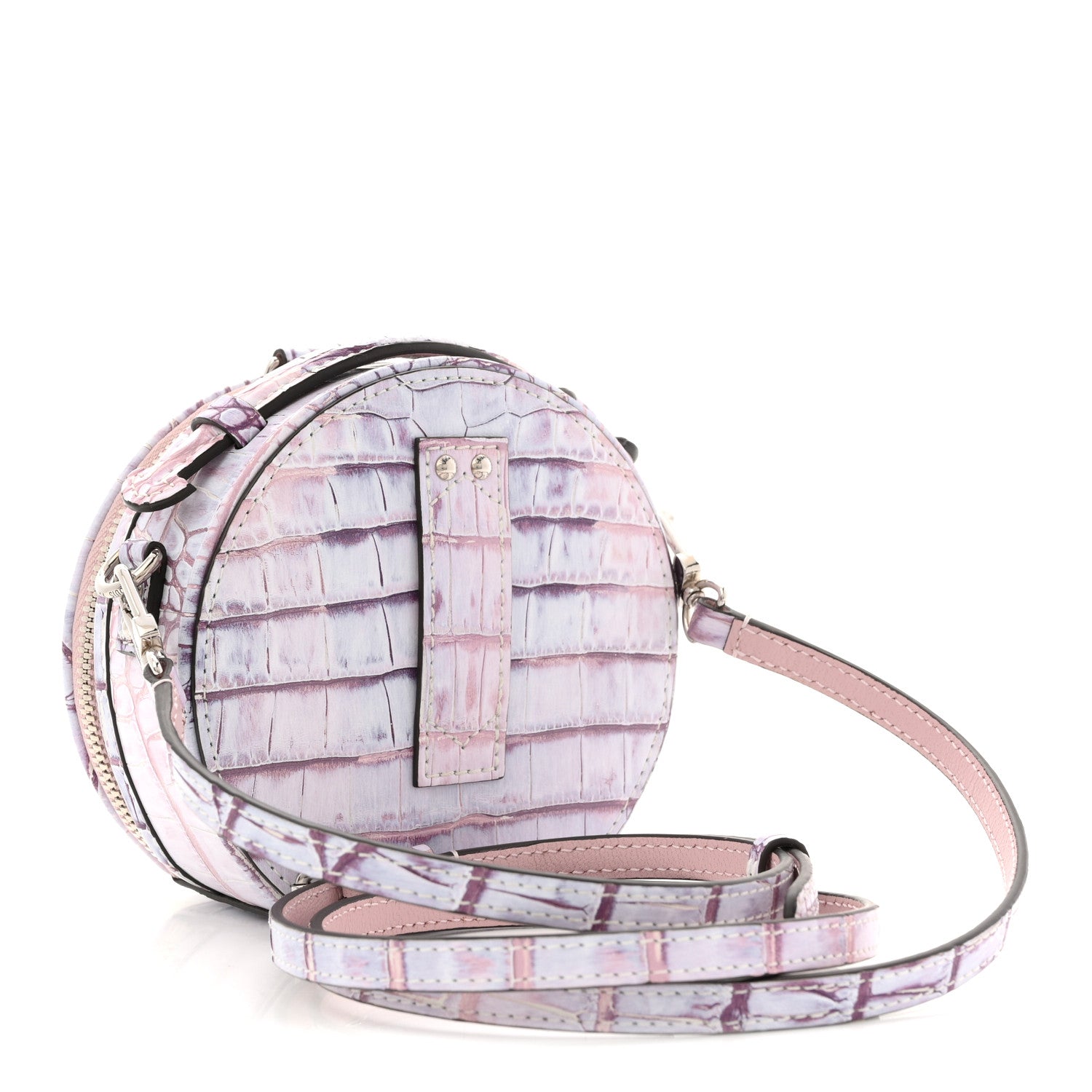 Louis Vuitton Crocodile Mini Boite Chapeau Light Purple 4 of 17