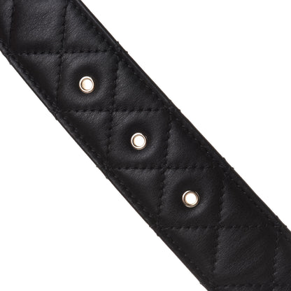 Chanel Calfskin Quilted CC Chain Belt 85 Black 7 of 8
