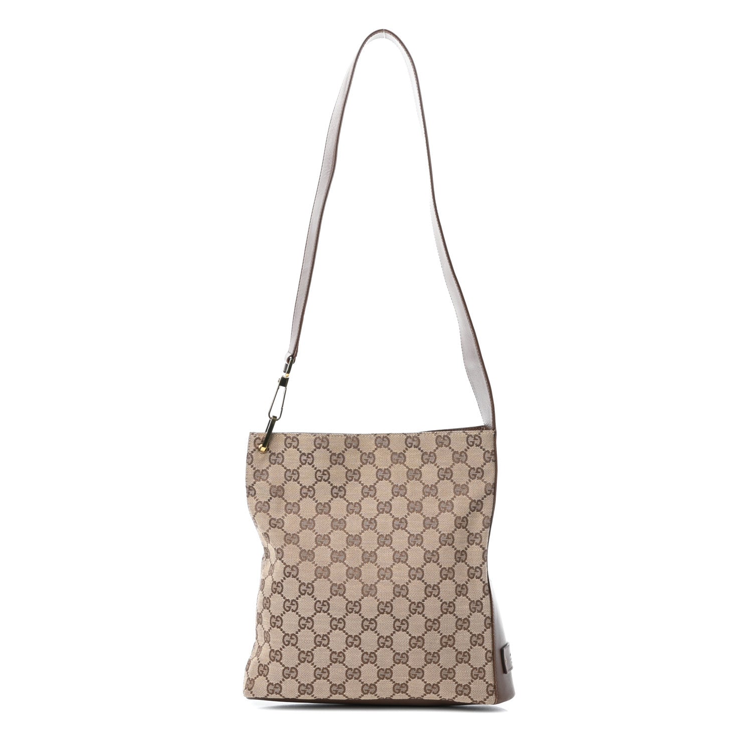 Gucci Monogram Hobo Dark Brown 1 of 9