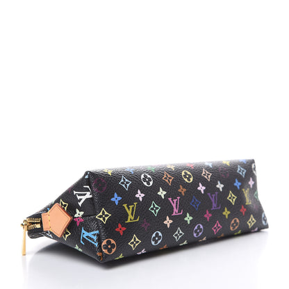 Louis Vuitton Monogram Multicolor Cosmetic Pouch Black Grenade 4 of 8
