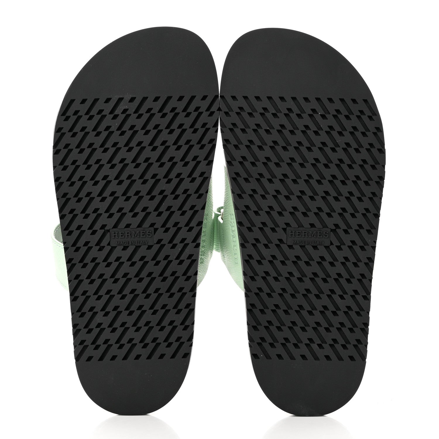 Hermes Epsom Womens Chypre Sandals 36 Vert Jade 5 of 8