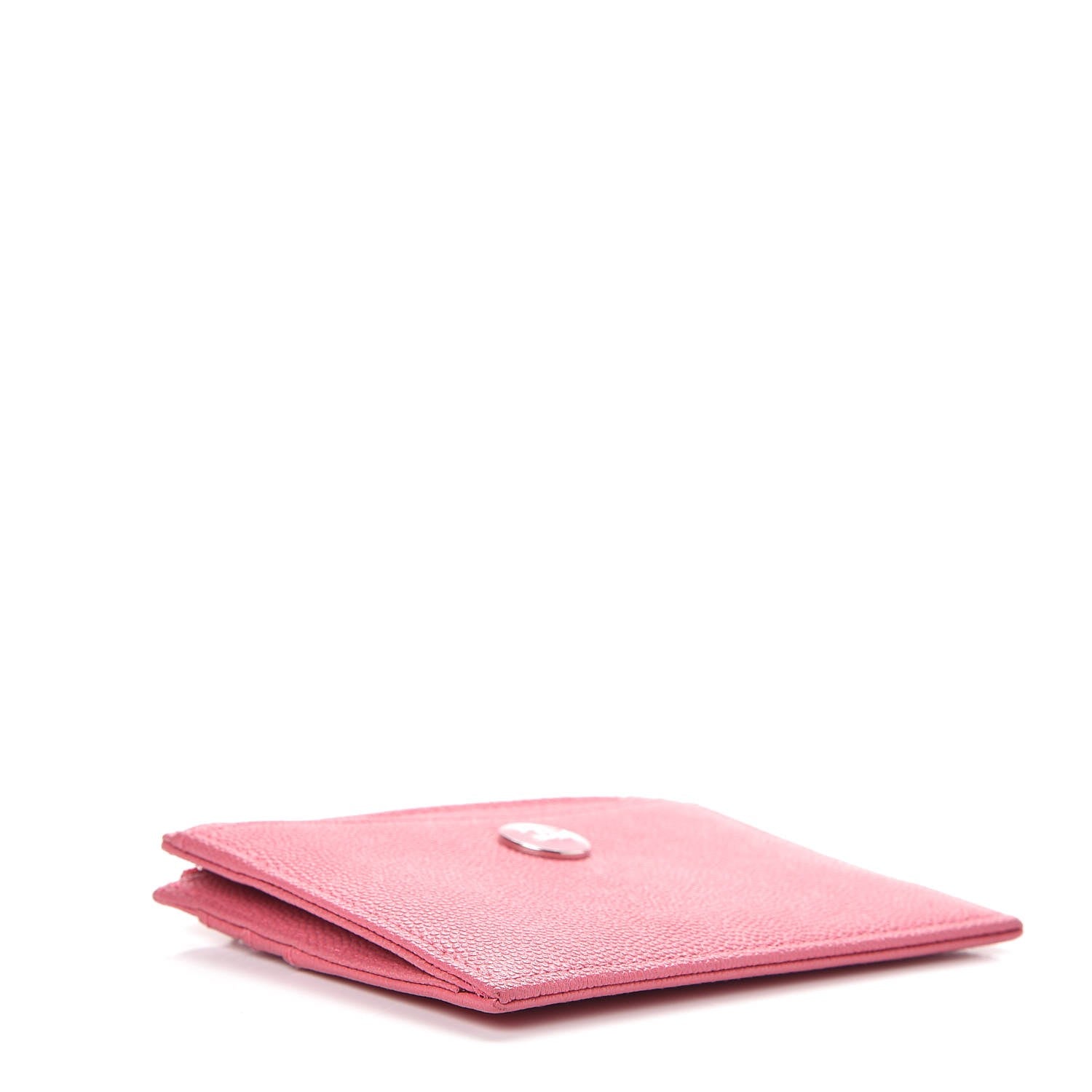 Chanel Caviar CC Zip Card Holder Pink 4 of 7