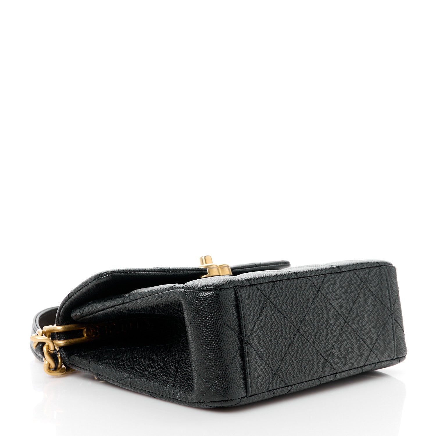 Chanel Caviar Quilted 31 Rue Cambon Mini Top Handle Flap Black 5 of 13