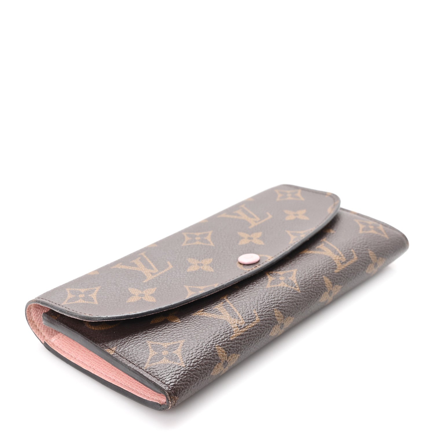 Louis Vuitton Monogram Emilie Wallet Rose Ballerine 4 of 6