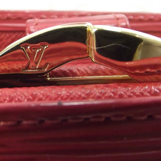 Louis Vuitton Epi French Purse Wallet Red 9 of 10