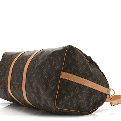 Louis Vuitton Monogram Keepall Bandouliere 55 9 of 9